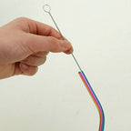 Multiple cleaning brushes designed for reusable straws and narrow bottles