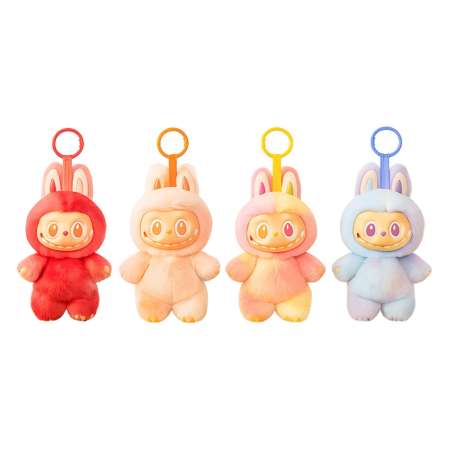 Soft toy keychain with hook attachment