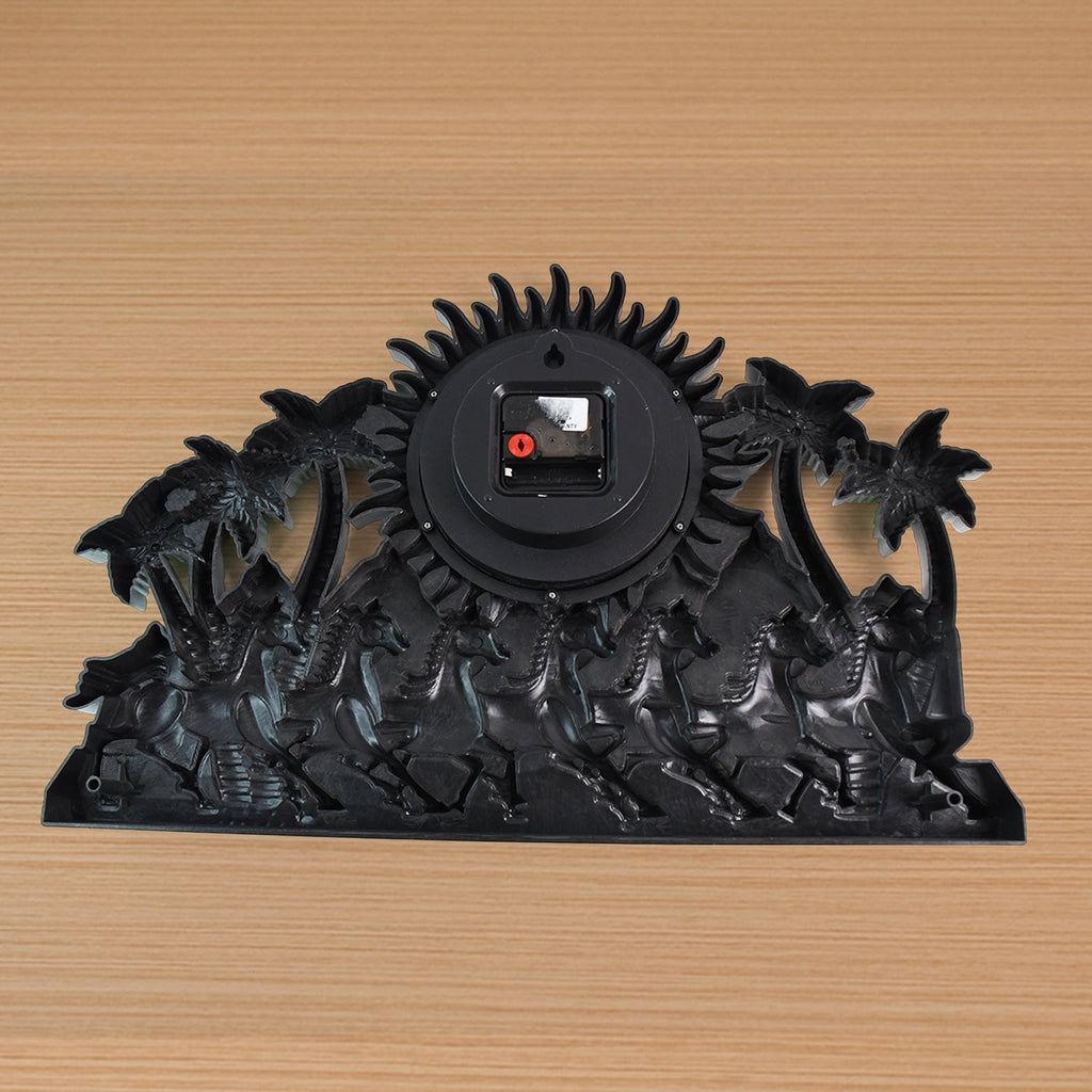 Detailed close-up of premium plastic wall clock design