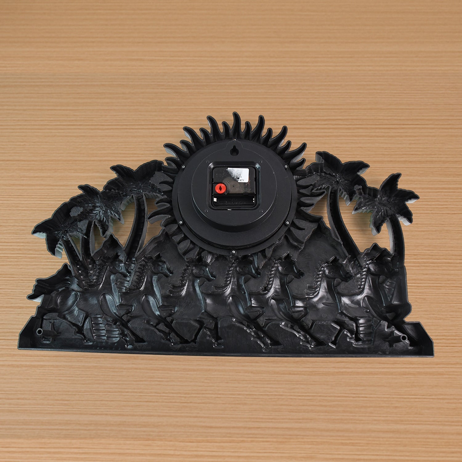 Detailed close-up of premium plastic wall clock design