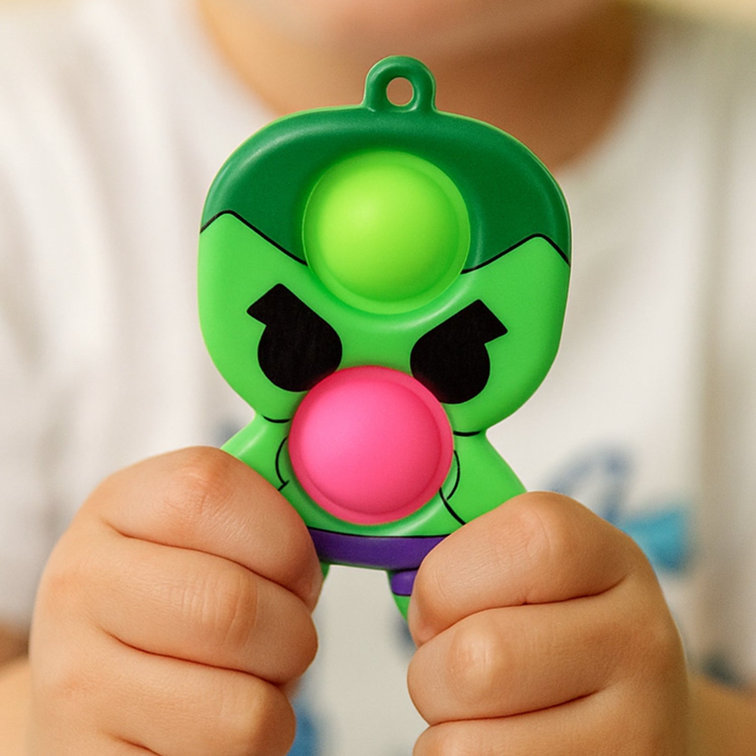Mini Silicone Pop It Fidget Toy showcasing bubble-popping design