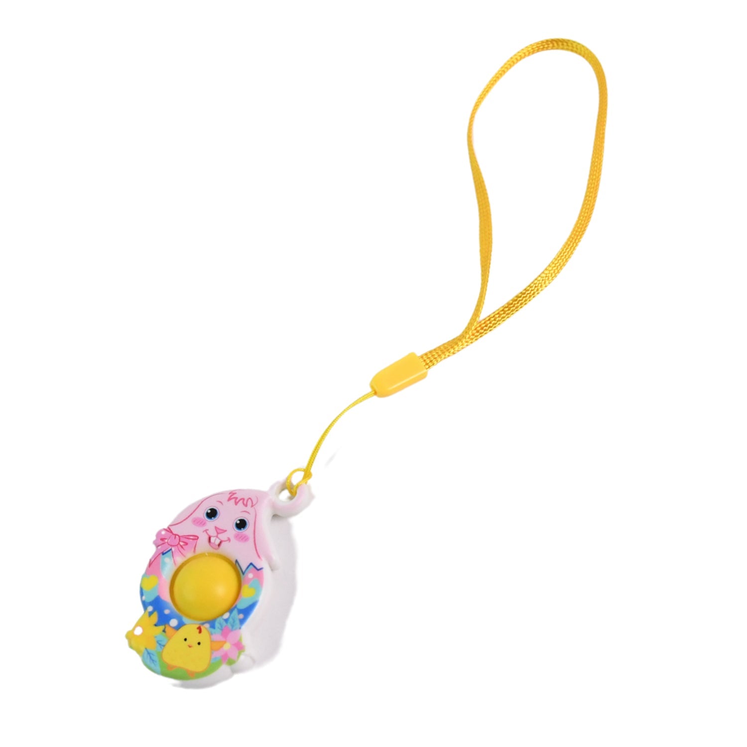 Chickie pop push bubble fidget toy with vibrant hanging strap