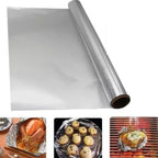 Heavy-duty aluminum foil roll with natural cutter for easy dispensing in Indian kitchens.
