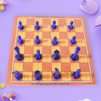 Children happily playing a game from the 13-in-1 family board game set.