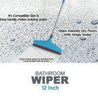 Ergonomic design of the Pro Clean telescopic bathroom wiper.