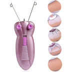 Smooth, radiant skin after using the electric hair remover.