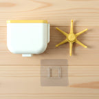 Sticky wall hook holding a lightweight bag securely on wall