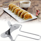 Puri cutter roller hanging neatly for storage in a well-organized kitchen.