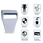Disposable women's body razor with a flexible head for contoured, smooth skin.