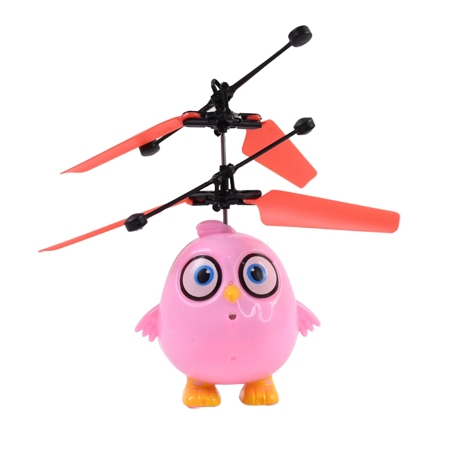 Spark Wing LED Air Bird RC Toy with detailed pink owl design