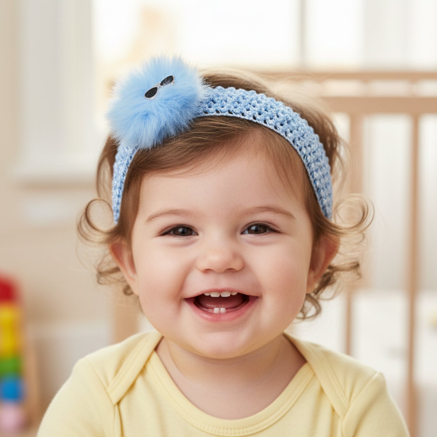 Lightweight elastic hair accessory for infant girls