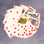 Close-up of poker-style Magic Show playing card