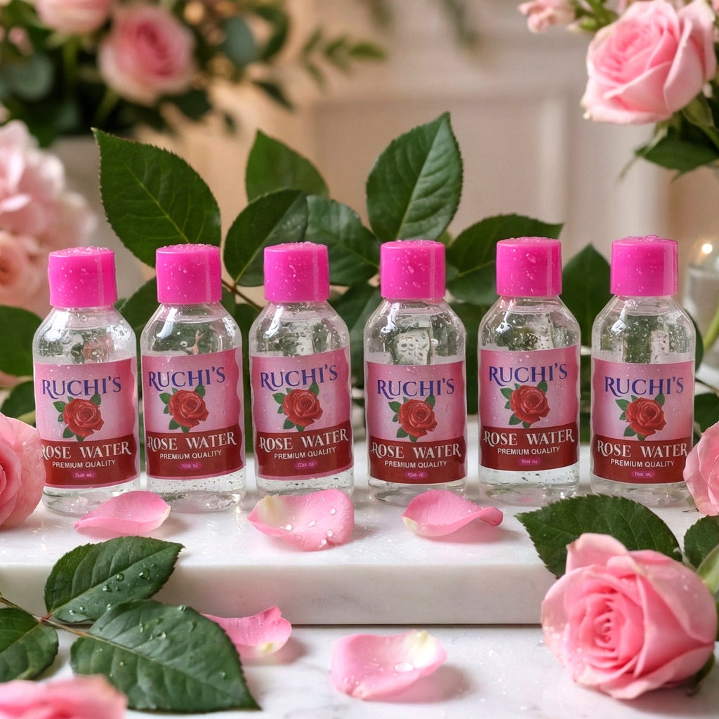 Facial rose water set, ideal for skincare routine and skin refresh