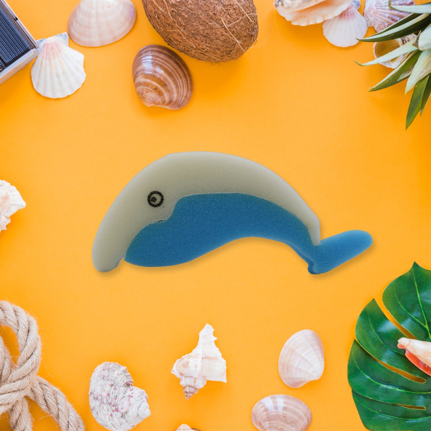 Durable Dolfin sponge providing an effective solution for everyday kitchen cleanup.