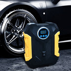 Car Tyre Inflator with digital display for quick, accurate inflation.