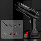 Ergonomic handheld vacuum cleaner, showcasing its compact size and easy grip.