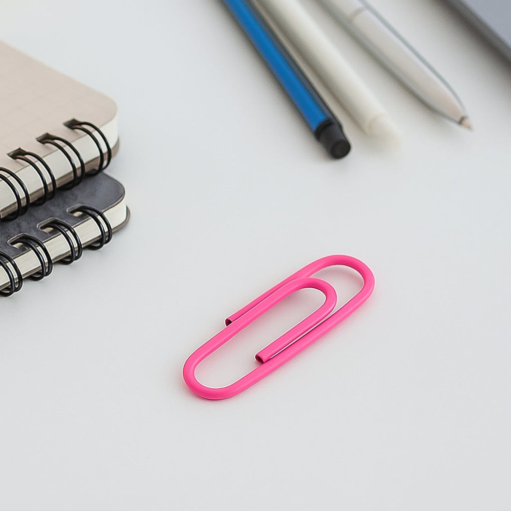 Durable vinyl-coated steel clips in a mix of bright colours, ideal for office and school use.