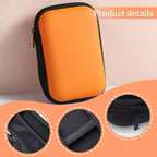 Premium zippered hard shell carrying case for small gadgets