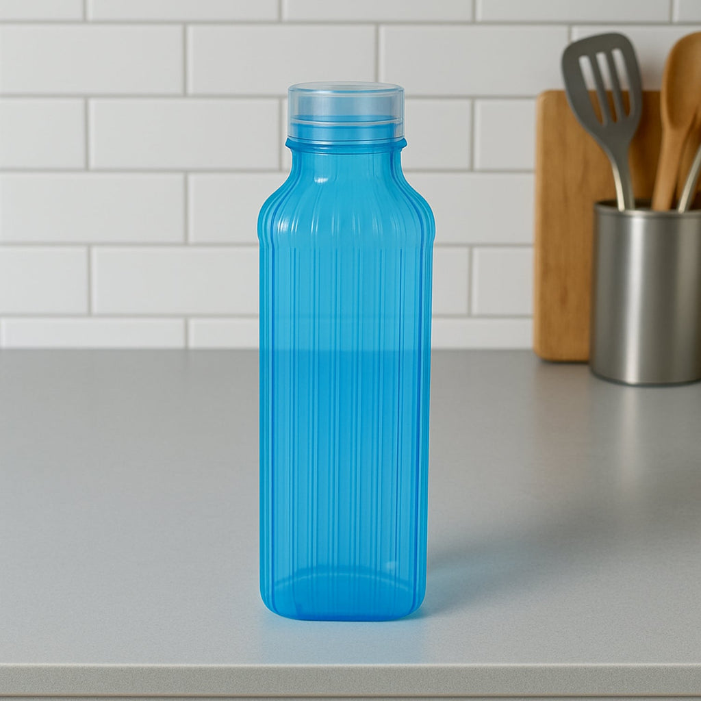 Premium transparent water bottle designed for fridge storage