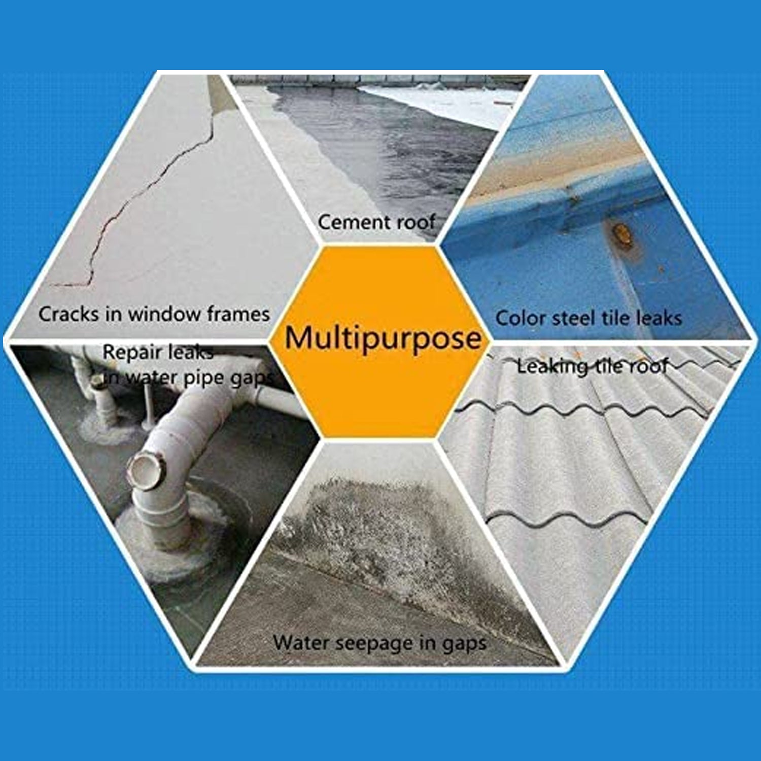 Waterproof spray effectively sealing a roof gutter, preventing water leaks.