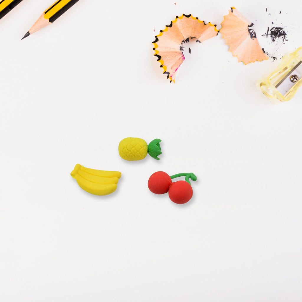 Cute dessert-themed eraser in bright colors