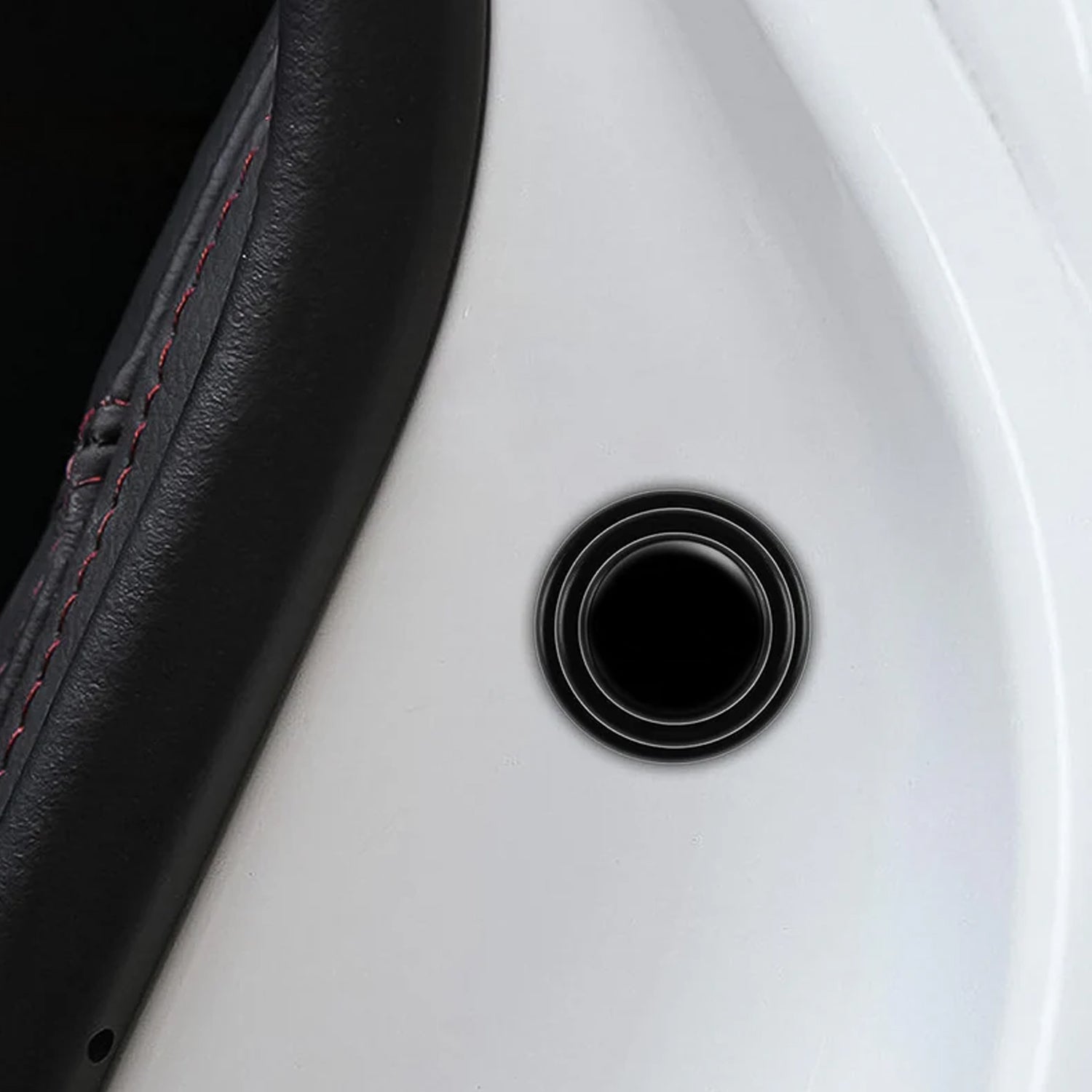 Side profile of rubber car door shock absorber protection sticker