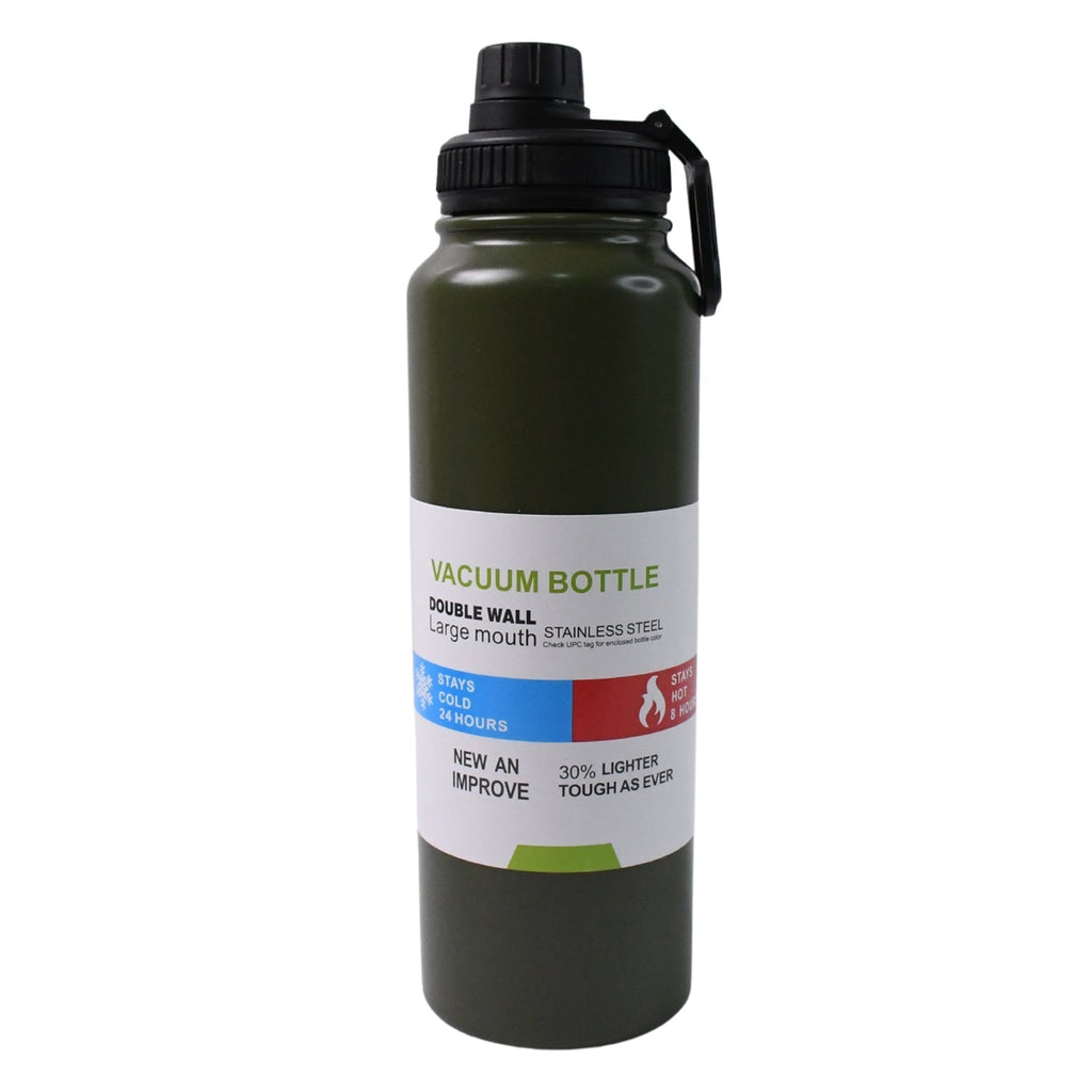 Vacuum insulated water bottle suitable for seniors and outdoor use