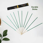 Side view of FlyTamer Herbal Mosquito Agarbatti box packaging, showing product details.