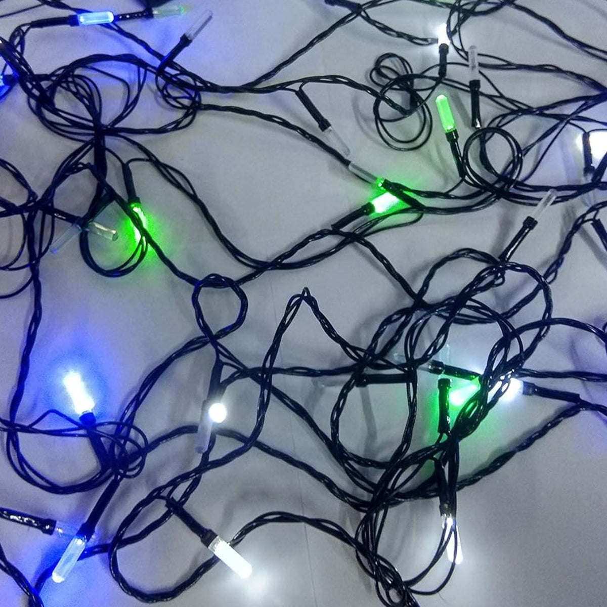 Vibrant Diwali LED string lights perfect for birthday parties and celebrations.