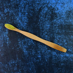 Eco bamboo toothbrush for adults with comfortable grip