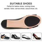 Stylish high heels featuring discreetly applied Non-Slip Shoe Pads for added stability.