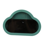 Side view of the waterproof mobile stand case attached to a surface.