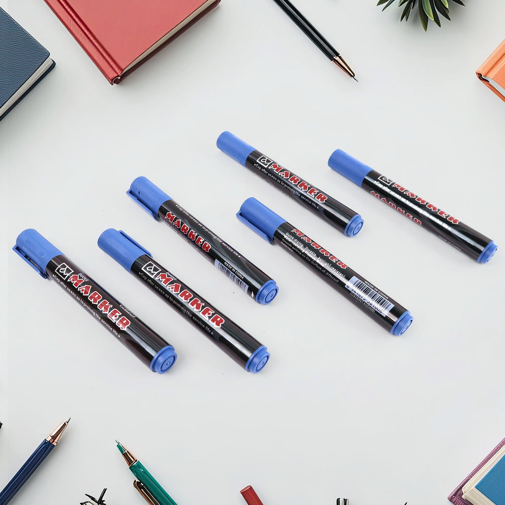 Jumbo tip whiteboard marker showing ergonomic design for comfort.