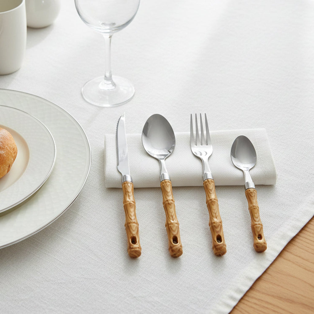 Durable stainless steel cutlery for family meals