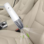 Wireless rechargeable mini vacuum cleaner with strong suction and multiple nozzles