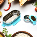 Ganesh stainless steel lunch box set with airtight lid