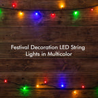 Warm glow of 3-meter LED decorative lights enhancing home ambiance.