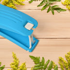 Side profile of the compact 2-in-1 vegetable cutter and peeler, showcasing its sleek design.