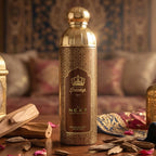 Perfumed body spray in elegant designer bottle