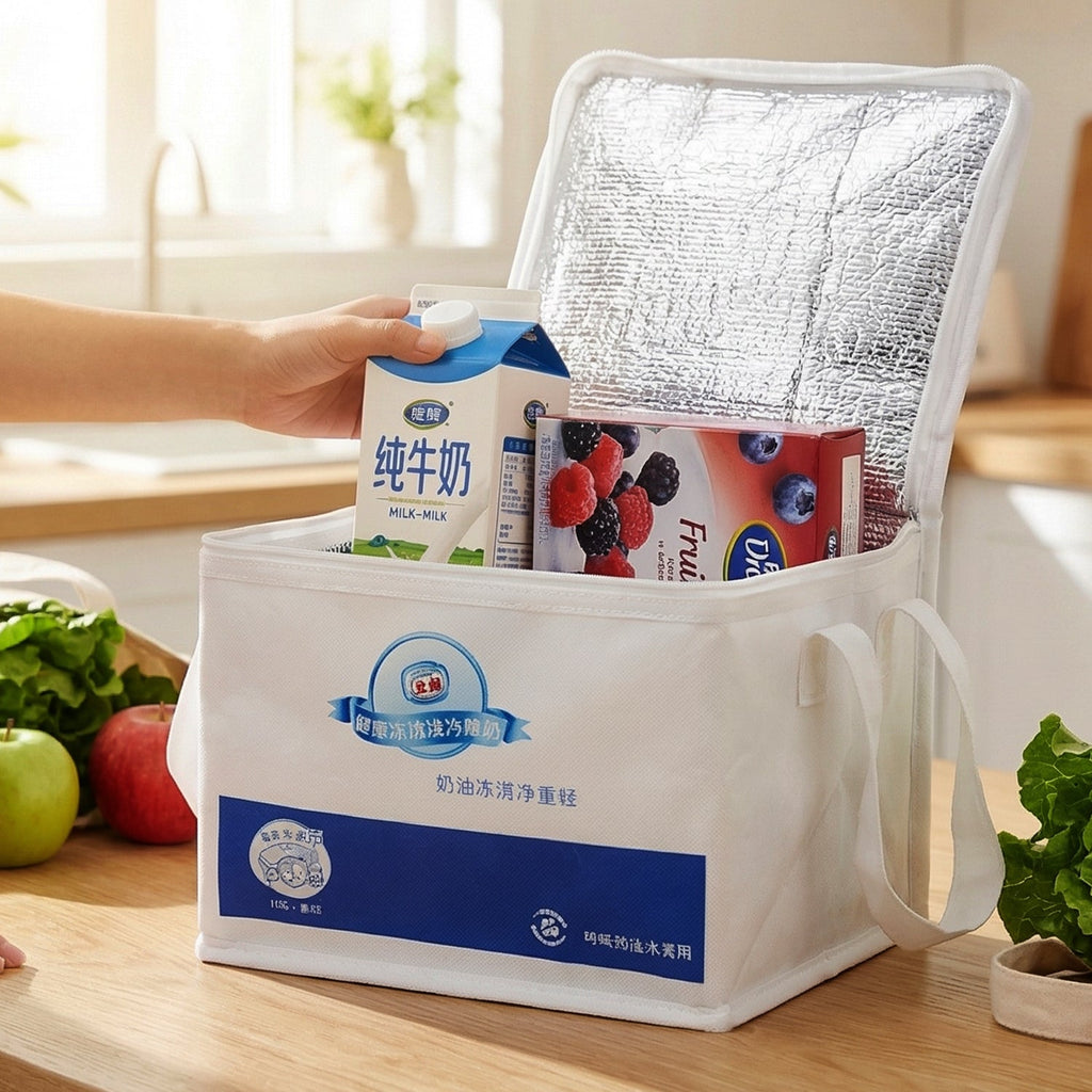 Cooler carry bag with durable zipper closure
