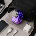 Mini electric shaver designed for convenient on-the-go use
