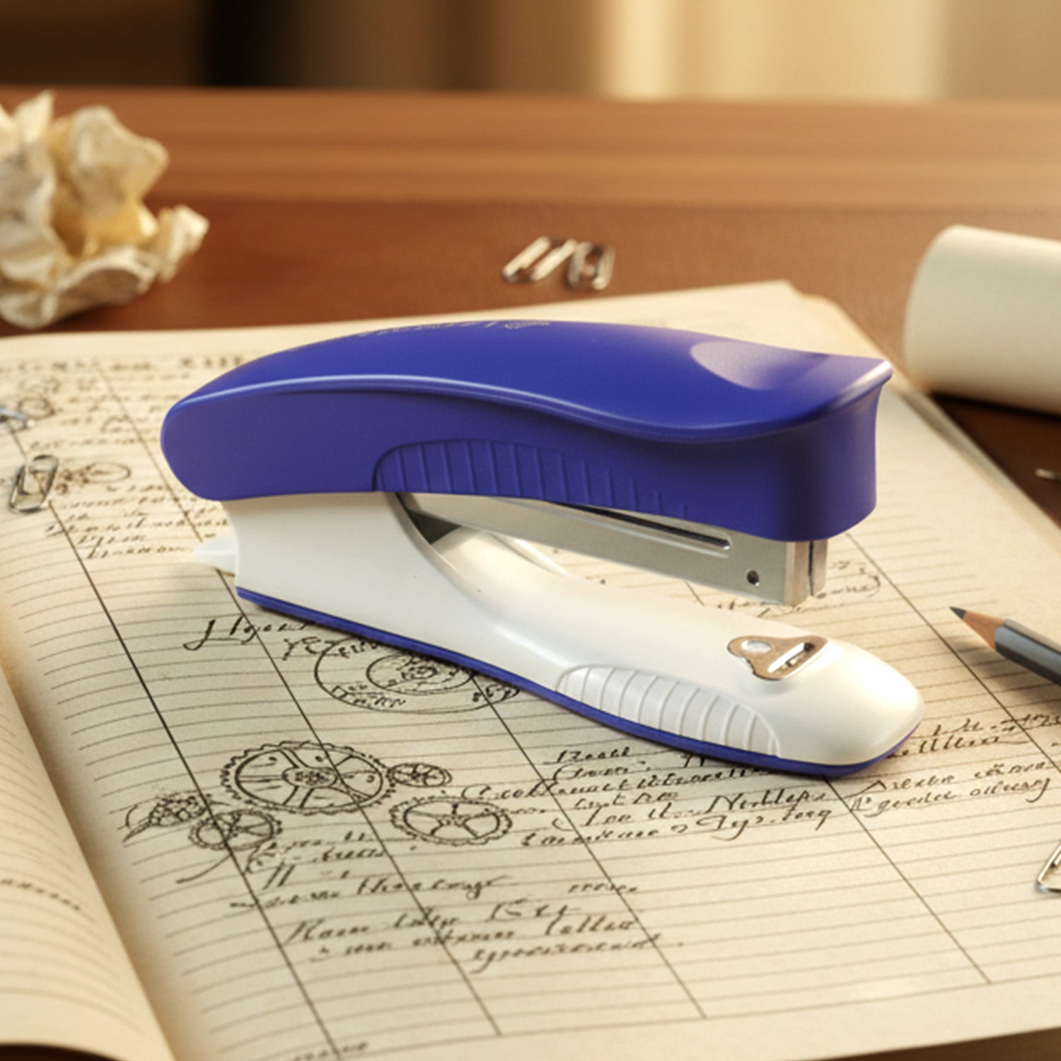 Kangaro manual stapler easy to load with standard staples for office papers