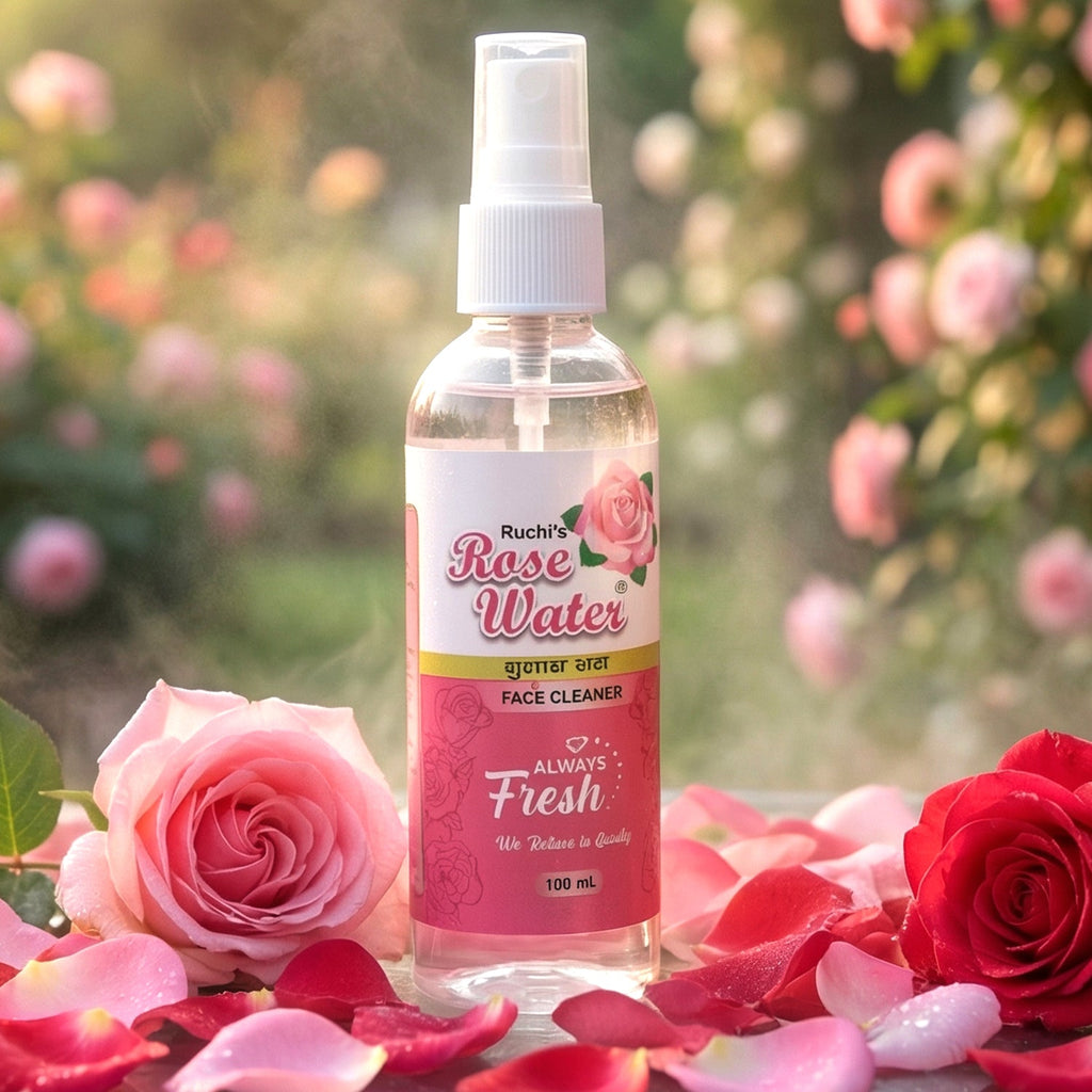 Facial mist spray in convenient bottle