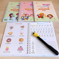 4-piece Magic Copybook set for children learning handwriting.