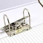 Open Lever Arch File Organizer, showcasing its capacity for A4 documents.