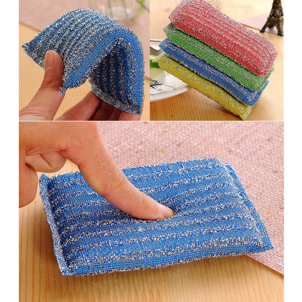 Versatile scratch-proof scrubber pads suitable for multi-surface cleaning.