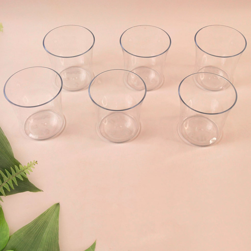 Greet N Serve plastic glass set by Apex for daily hydration