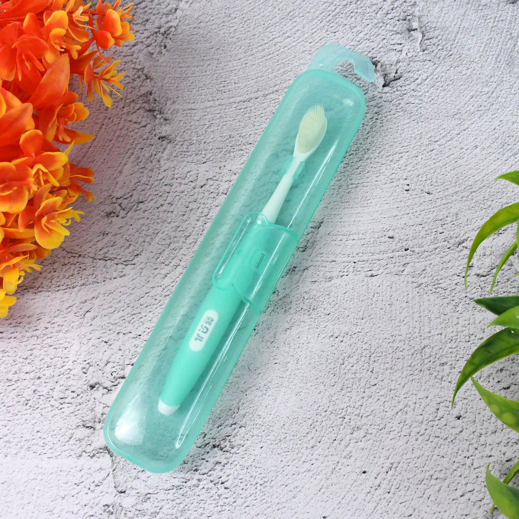 Interdental Cleaner gently cleaning tight spaces between teeth
