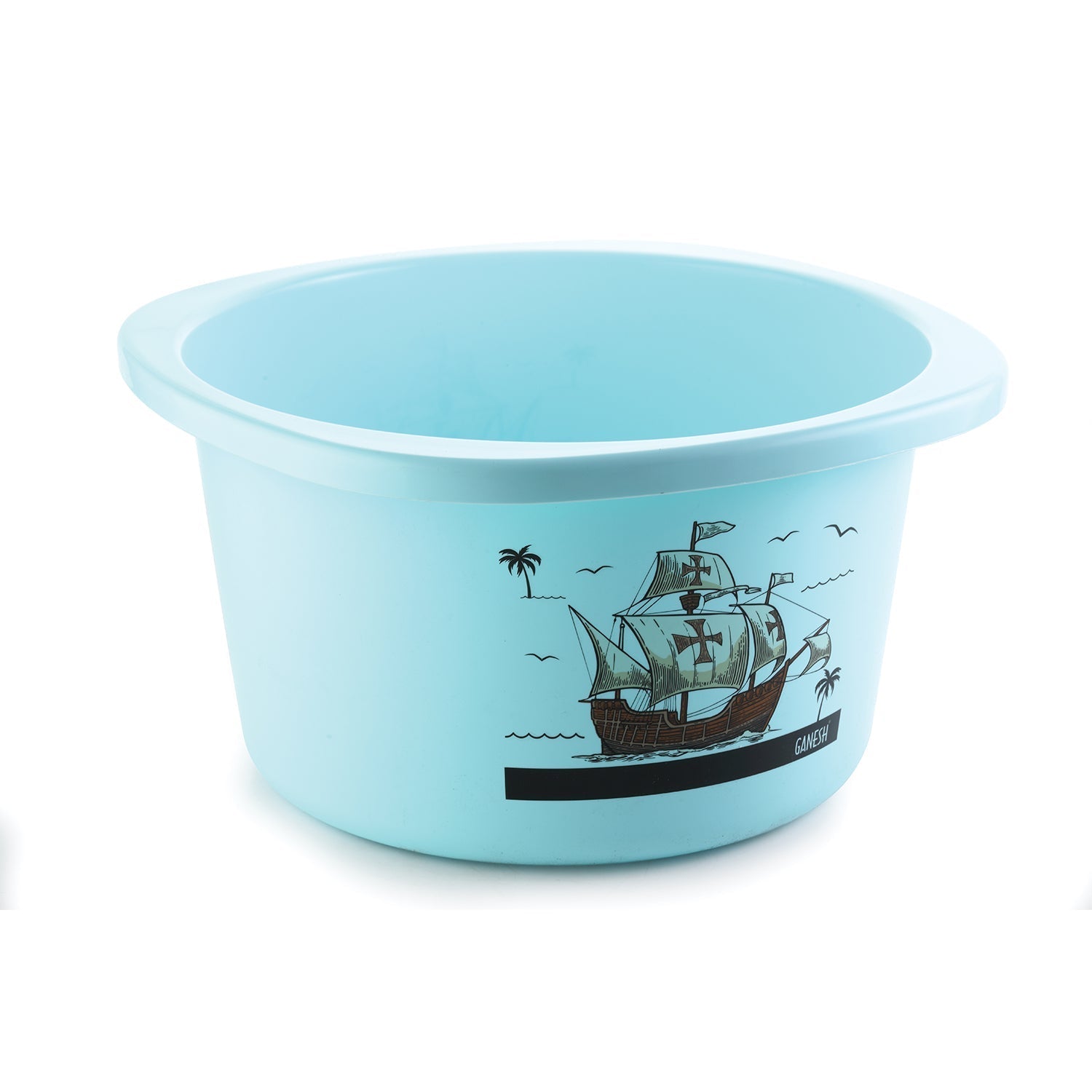 Durable plastic bath stool and soap case from bathroom accessories set