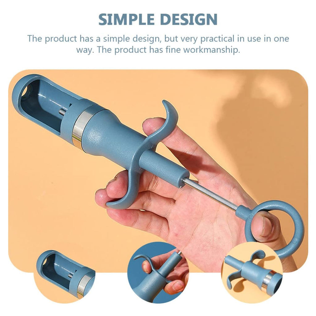 Quick cherry corer tool showcasing its pit removal mechanism.